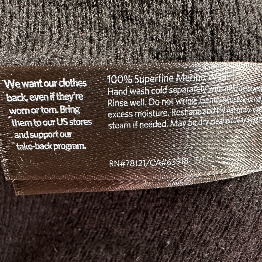 Eileen Fisher Women's 100% Superfine Merino Wool V-Neck Tunic - Picture 13 of 14